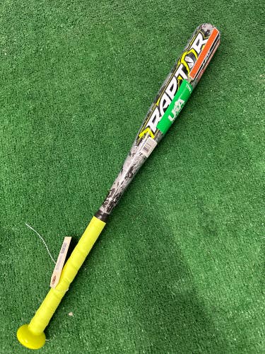 New Rawlings Raptor Bat USABat Certified (-12) Alloy 13 oz 25"