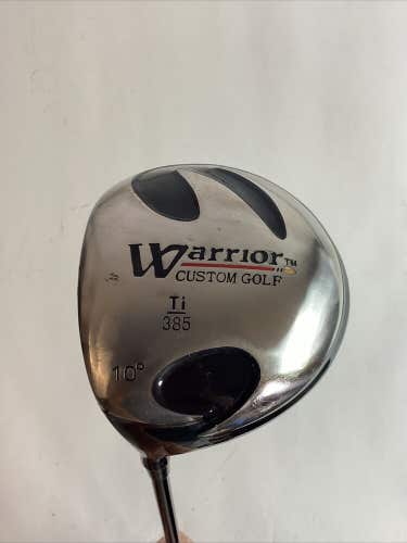 Warrior Golf Ti385 Left Handed LH Driver 10* Regular Graphite Shaft