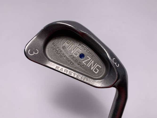 Ping Zing Single 3 Iron Blue Dot 1* Up Stiff Steel Mens RH