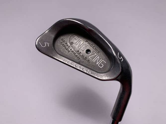 Ping Zing Single 5 Iron Black Dot Karsten KT-M Regular Steel Mens RH