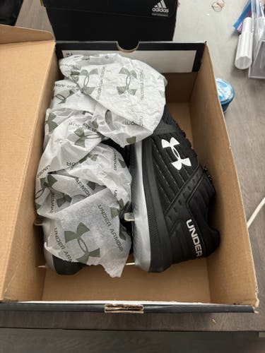 Black New Size 9.5 (Women's 10.5) Adult Men's Under Armour Metal Cleats