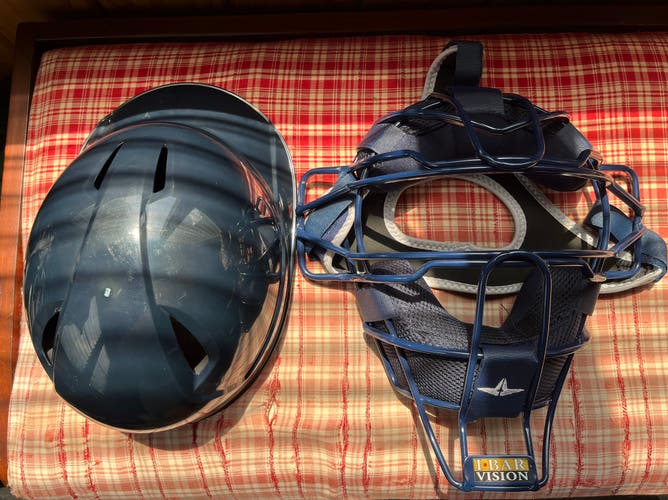 All Star Catcher's Mask and Helmet
