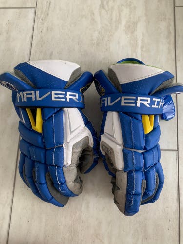 Used  Maverik 14" m6 Lacrosse Gloves