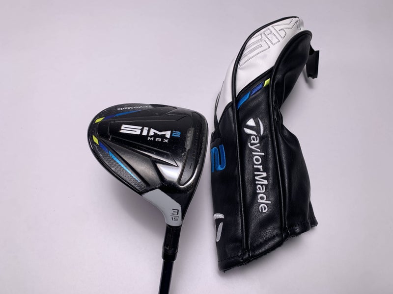 TaylorMade SIM2 MAX 3 Fairway Wood 15* Fujikura Ventus 6-S Stiff Graphite RH HC