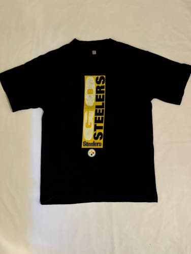 Vintage 90s NFL Pittsburgh Steelers "Go Steelers" T-Shirt Men's M