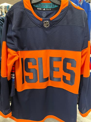 New York Islanders NEW Stadium Series Jerseys - Adult Unisex Authentic Adidas - ISLES Navy Blue