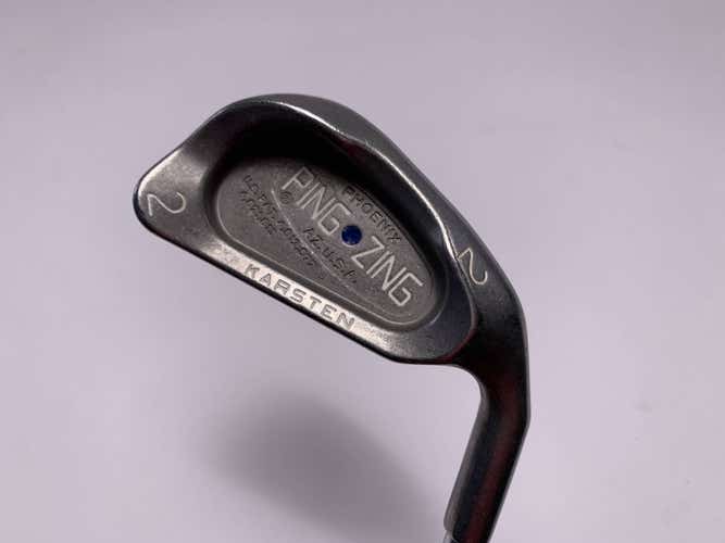 Ping Zing Single 2 Iron Blue Dot 1* Up Stiff Steel Mens RH