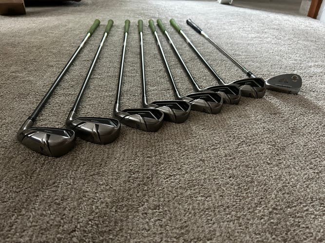 Used Men's TaylorMade Right Handed Regular Flex 8 Pieces Rbz Clubs (Full Set)
