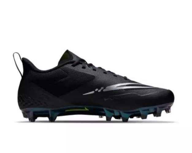 new men's 13 Nike Alpha Huarache 8 Elite Low Black Lacrosse Cleats CW4439-005