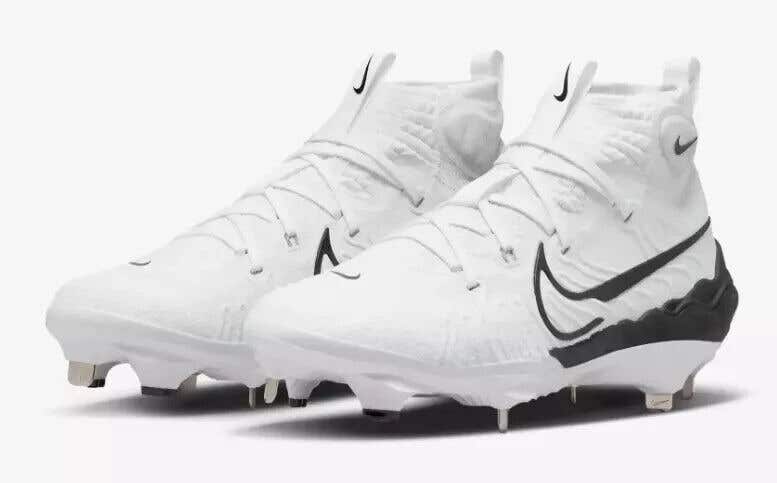 new men's 12 Nike Alpha Huarache NXT Mid Baseball Cleats DJ6517-101 BSBL