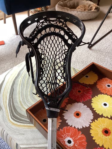 Lacrosse head stringing. check description .