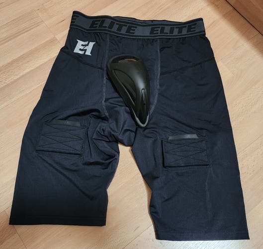 New Elite Hockey Compression Jock Shorts (Senior Large)