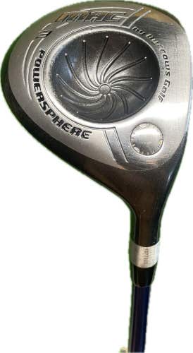 Burrows Golf Mac Powersphere 3 Wood Fujikura HF-6 Stiff Flex Graphite RH 43”L