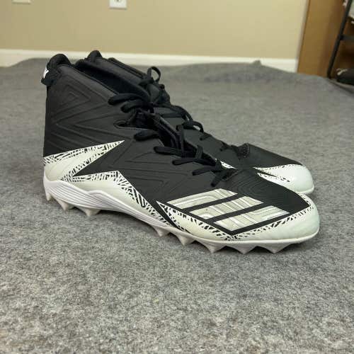 Adidas Mens Football Cleats 15 Black White Shoe Lacrosse Freak High Sports Pair