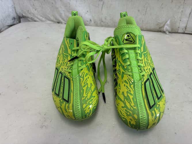 Used Adidas Adizero 12.0 Poison Ig7216 Mens 6.5 Football Cleats - Excellent