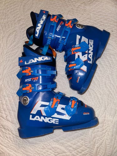 Used Unisex Lange Racing RS 70 SC Ski Boots Soft Flex