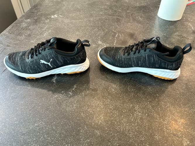 Used Youth Puma Pro Fusion Golf Shoes Size 6Y