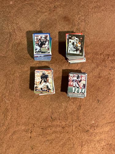 Lot of 1889-1995 Football Cards 450+ Cards