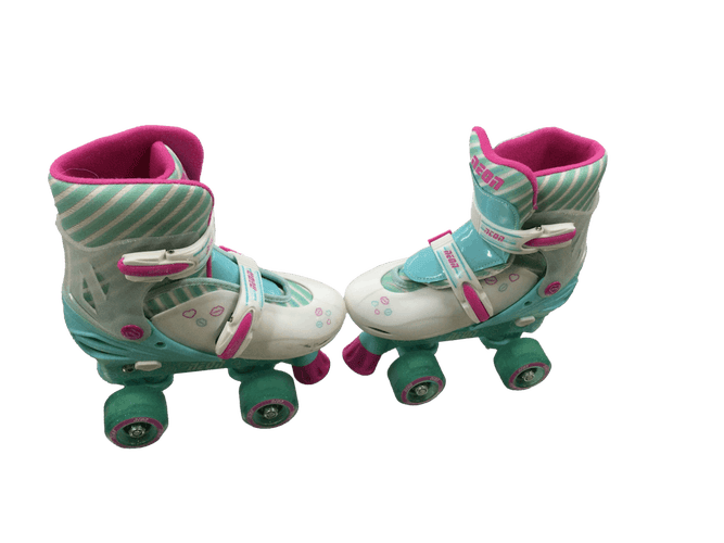 Used Neon Adjustable Inline Skates - Roller And Quad