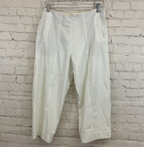 Tail Womens GC4216-0023 20" Woven Size 4 Vanilla Golf Capri Pants NWT