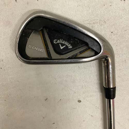 Used Callaway Edge 6 Iron Regular Flex Steel Shaft Individual Irons