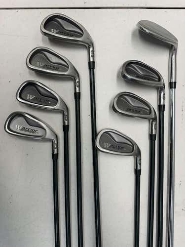 Used Warrior Custom Golf 4i-sw Stiff Flex Graphite Shaft Iron Sets