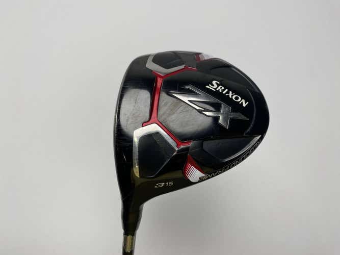 Srixon ZX 3 Fairway Wood 15* Project X EvenFlow Riptide 6.0 Stiff Graphite LH