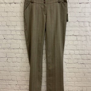 Tail Activewear Womens GD4282-2585 Modern Fit Expresso Brown Plaid Golf Pant NWT