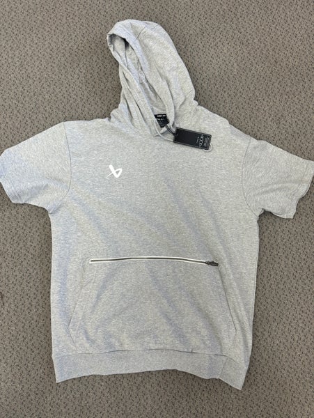 Bauer Gray XXL Short Sleeve Hoodie