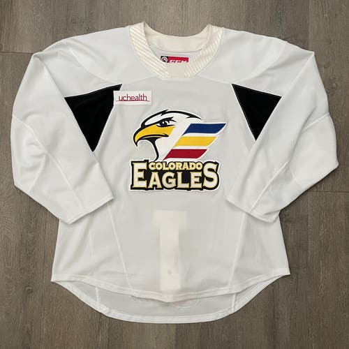 Pro Stock Colorado Eagles CCM Edge 4.0 Practice Jersey Sz 54