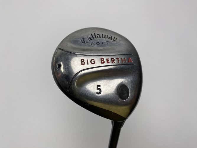 Callaway 2004 Big Bertha 5 Fairway Wood 18* RCH 75w Regular Graphite Mens RH