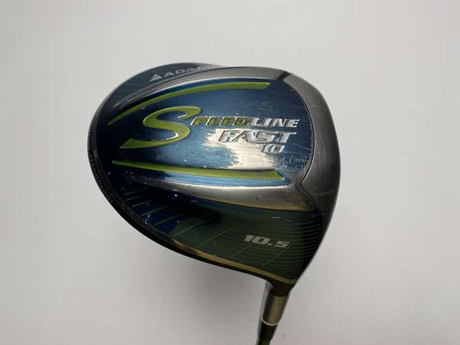 Adams Speedline Fast 10 Driver 10.5* Aldila Wasabi 60g Stiff Graphite Mens RH