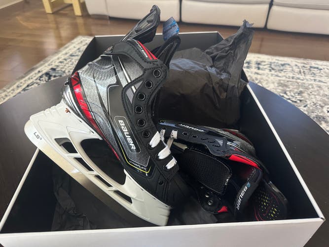 New Custom MyBauer Vapor 2X Pro Hockey Skates Pro Stock Size 4.5