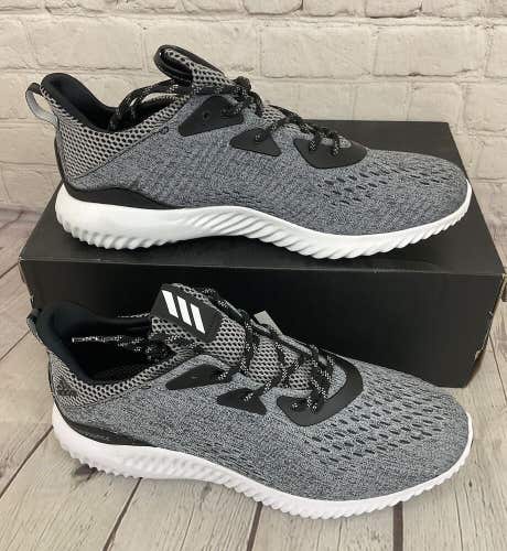 Adidas BY3507 Alphabounce EM Women's Running Shoes Grey Black White US 11 UK 9.5