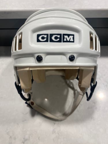 CCM White Hockey Helmet