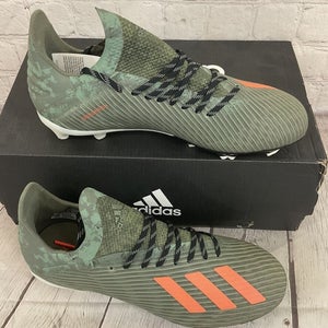 Adidas EF8301 X 19.1 FG J Youth Soccer Cleats Legacy Green Orange White US 6