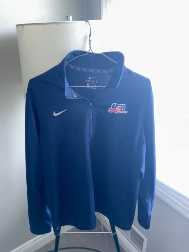 USA Hockey Nike Dri-fit Quarterzip