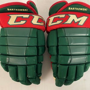 CCM HG97 Pro Stock 15” Hockey Gloves Wild Green 71012