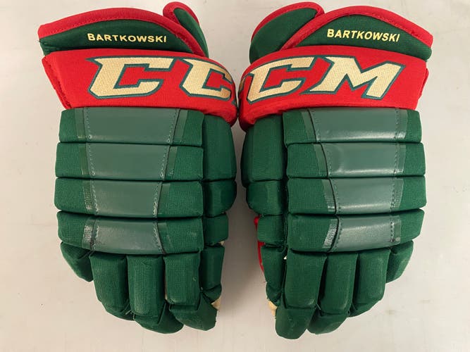 CCM HG97 Pro Stock 15” Hockey Gloves Wild Green 71012