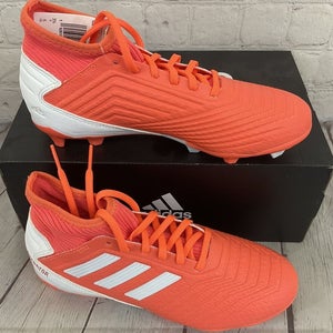 Adidas G25819 Predator 19.3 FG Women's Soccer Cleats Orange White US 5 UK 3.5