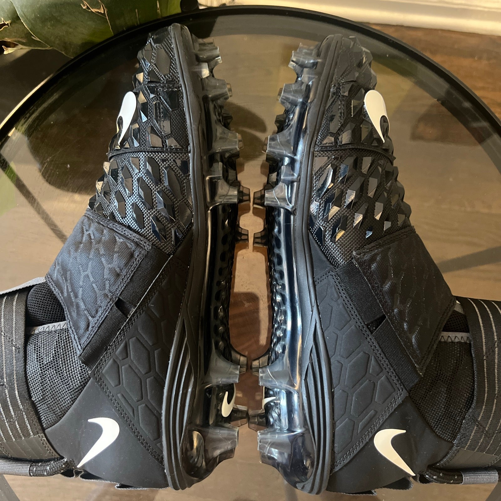 Nike Force Savage Elite 2 TD Football Cleat AH3999-001 Black White Men Size 11.5 Nike Force Savage Elite 2 TD Black White Mens Sz 9 Football  main image 2
