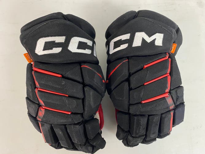 CCM JetSpeed FT1 Pro Stock Hockey Gloves 14" Blackhawks 71005