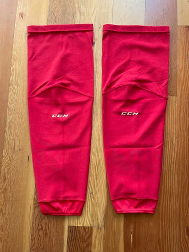 CCM Red Large Practice Socks | Like New