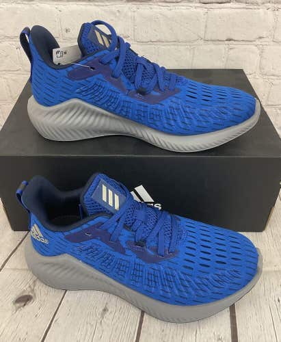 Adidas EF1225 Alphabounce+ U Men's Running Shoes Blue Grey Black US 5.5 UK 5