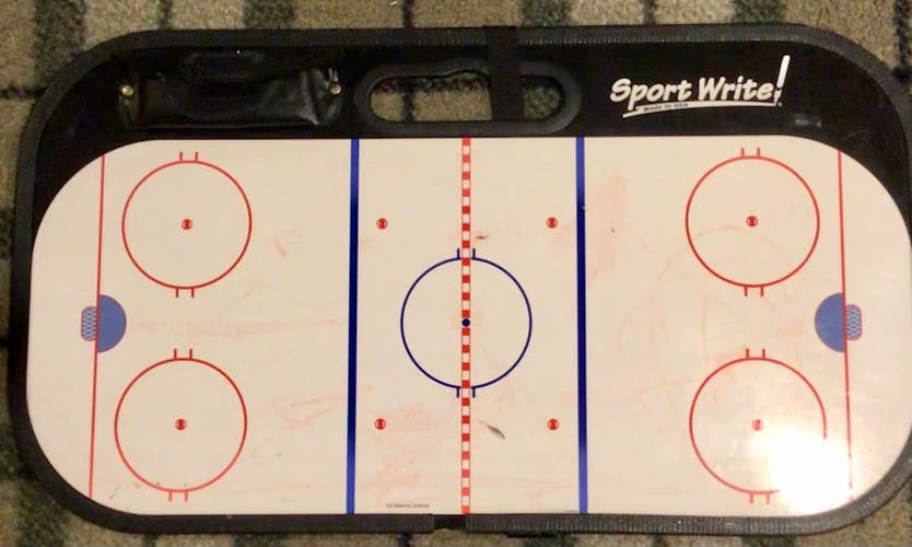 Hockey Sport Write white board