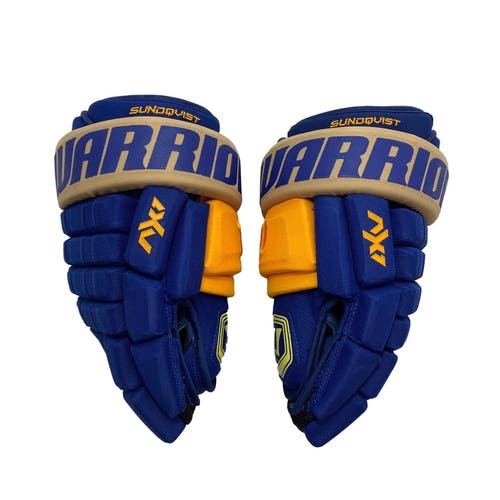 Warrior Franchise AX1 Pro Stock Hockey Gloves 13N Sundqvist Blues Winter Classic