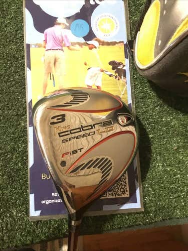 King Cobra (Left Handed) Speed LD F/ST 3 Wood Stiff 55g Aldila NV Graphite Shaft