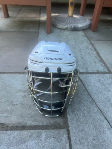 Warrior Fatboy Alpha Pro Complete Box Lacrosse Helmet