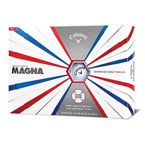 Callaway Supersoft Magna 2019 Golf Balls (White, 12pk) Super Long NEW & IMPROVED