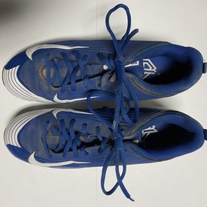 Blue Used Size 8.5 (Women's 9.5) Youth Men's Nike Low Top Molded Cleats